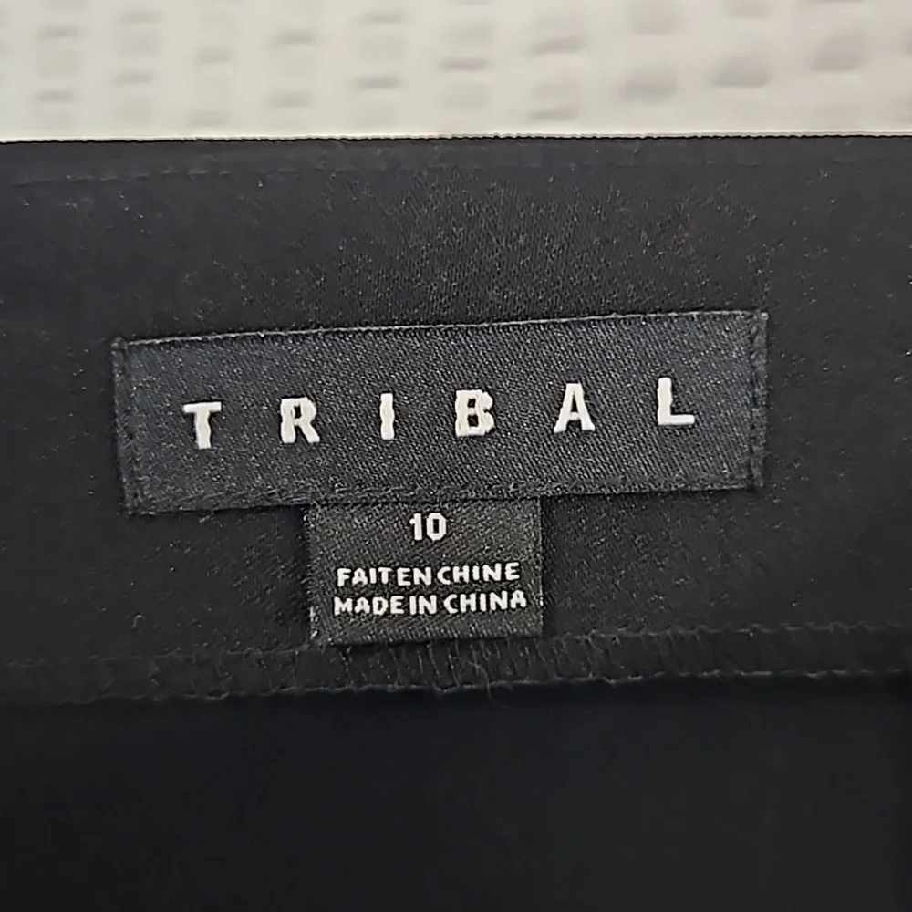 Tribal Women's Black Pencil Skirt Size 10 - Picture 5 of 9